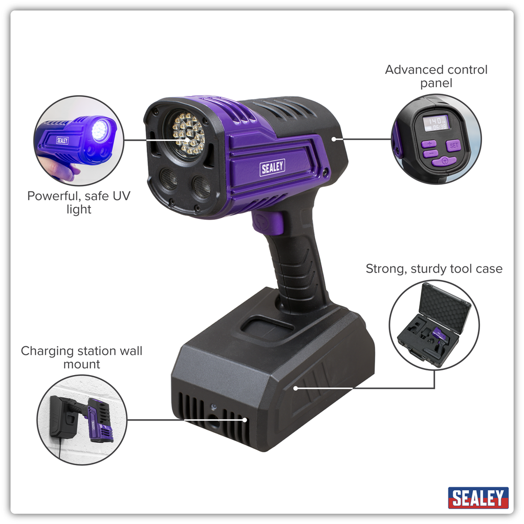 Rechargeable Inspection UV Curing Light Kit 66W UVC01
