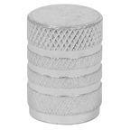 Aluminium Valve Cap 4pc - Silver Anodised VCA4