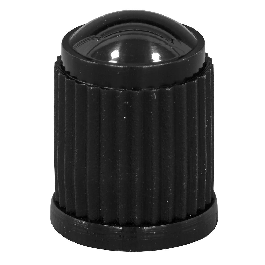 Plastic Valve Caps 4pc - Black VCP4