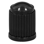 Plastic Valve Caps 4pc - Black VCP4