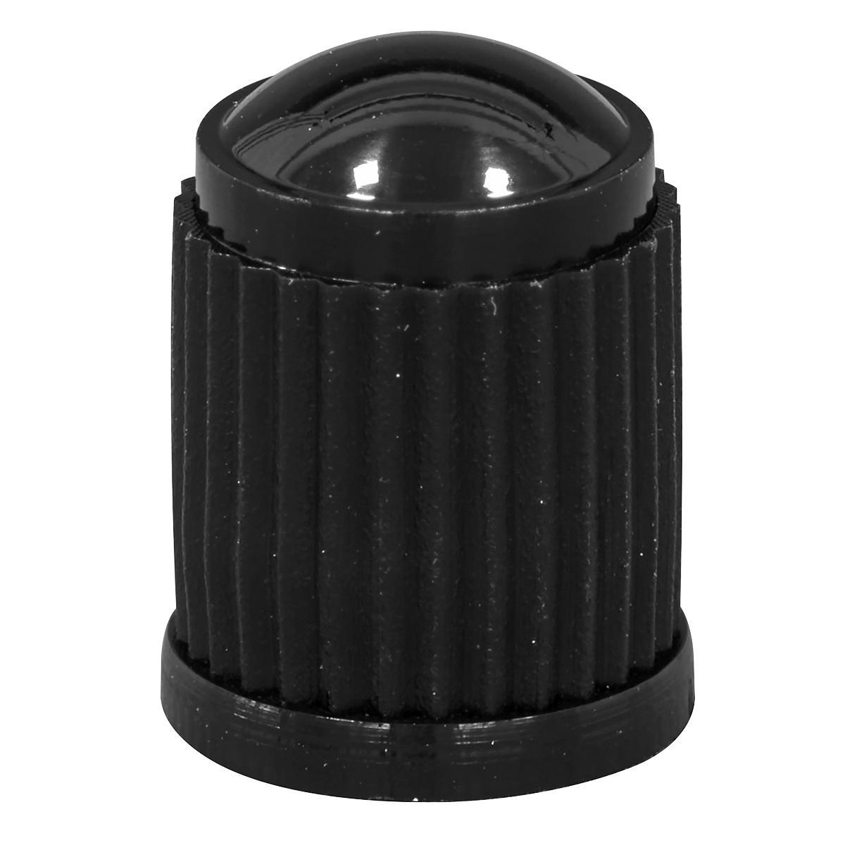 Plastic Valve Caps 4pc - Black VCP4