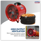Portable Ventilator with 5m Ducting 300mm VEN300