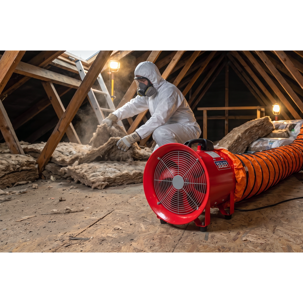 Portable Ventilator with 5m Ducting 300mm VEN300