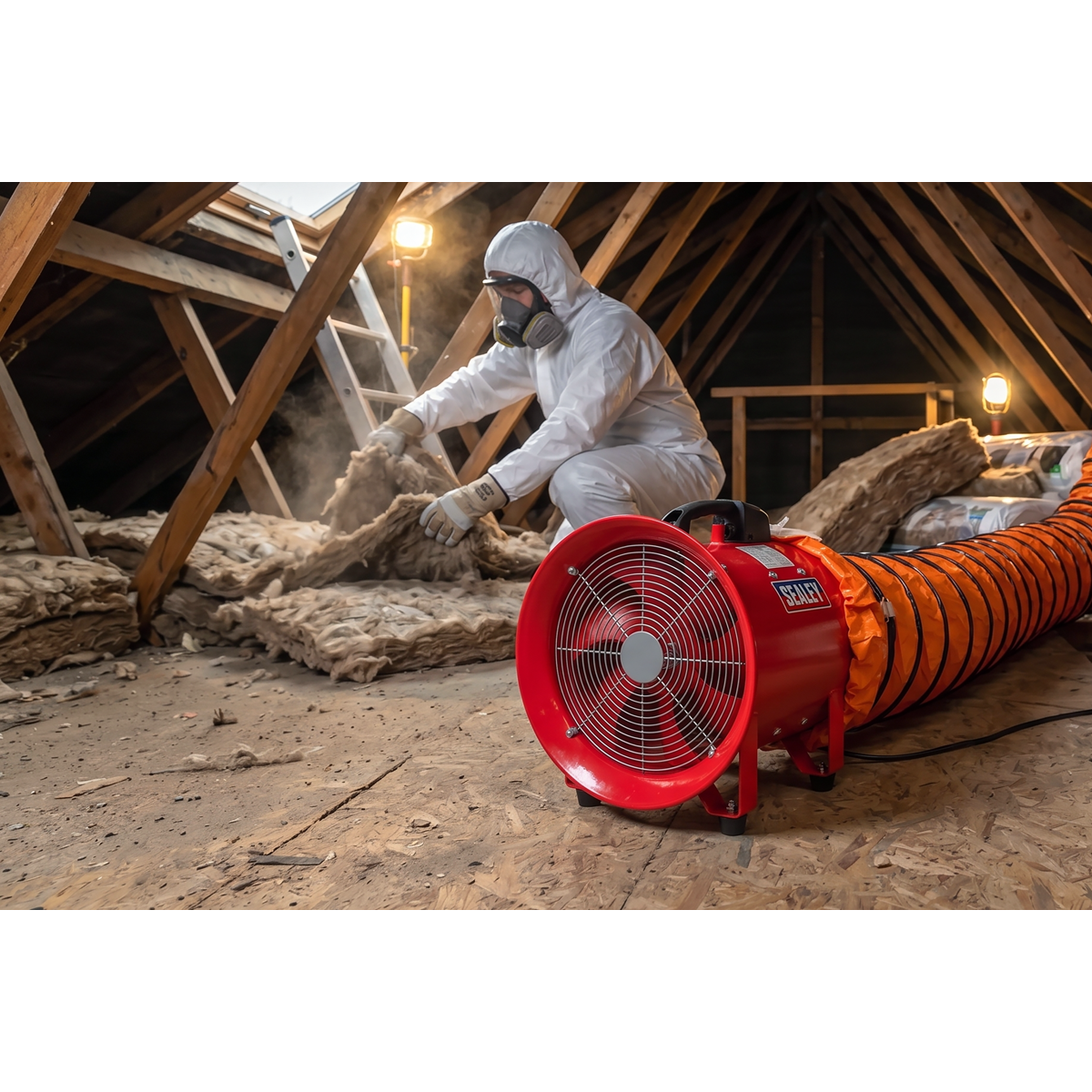 Portable Ventilator with 5m Ducting 300mm VEN300