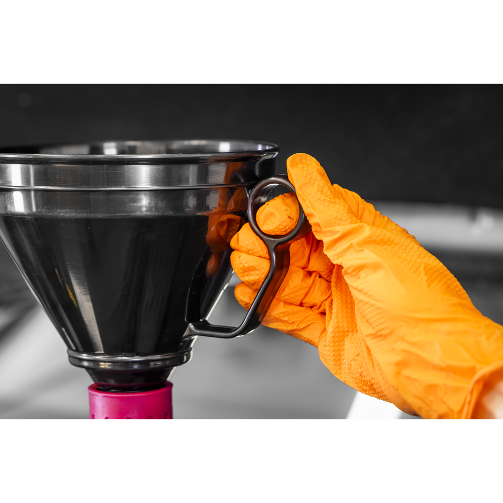 Valved Flexible Spout Funnel with Filter 160mm VFF1