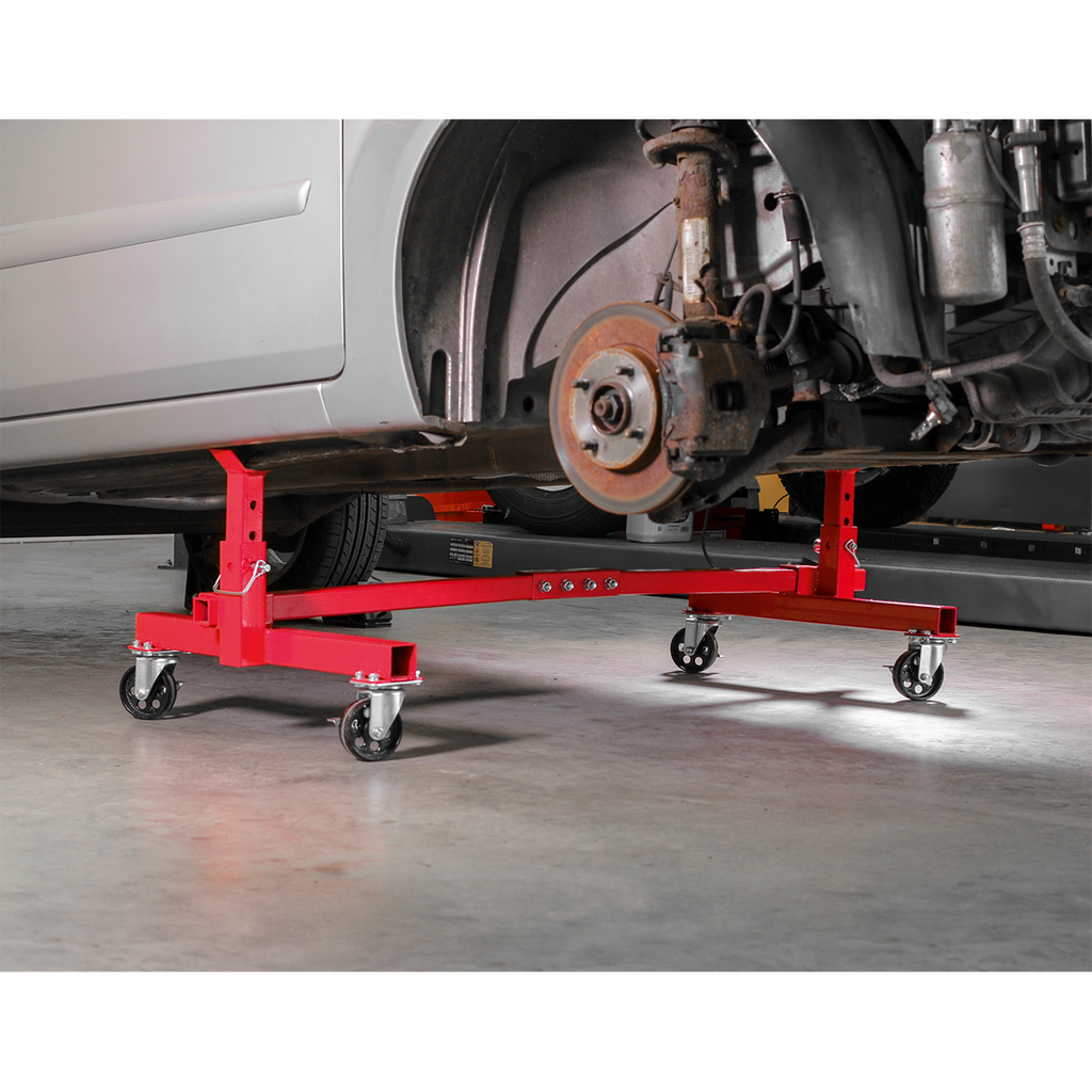 Adjustable 2-Post Vehicle Moving Dolly 900kg Capacity VMD001
