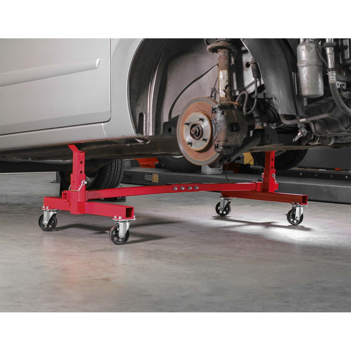 Adjustable 2-Post Vehicle Moving Dolly 900kg Capacity VMD001