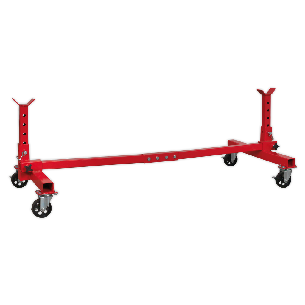 Adjustable 2-Post Vehicle Moving Dolly 900kg Capacity VMD001