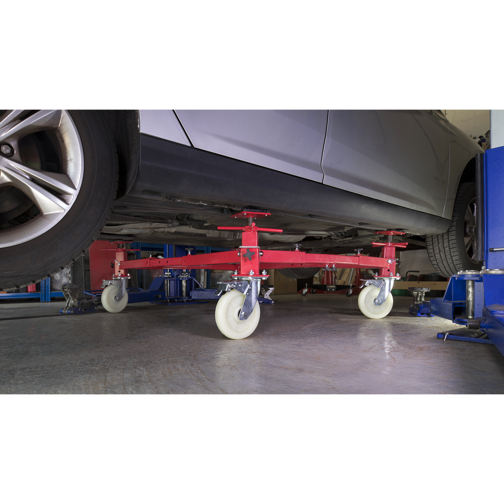 Adjustable 4-Post Vehicle Moving Dolly 900kg Capacity VMD002
