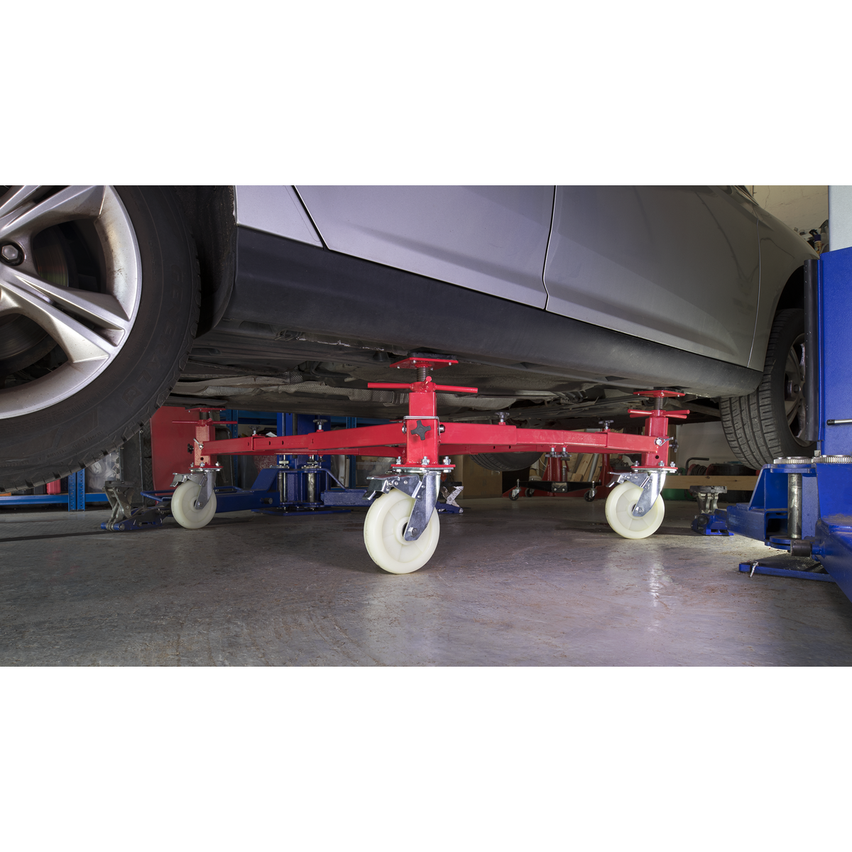 Adjustable 4-Post Vehicle Moving Dolly 900kg Capacity VMD002