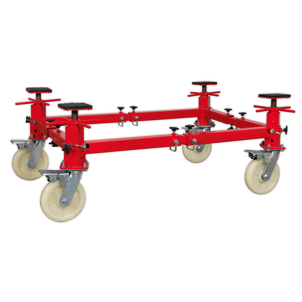 Adjustable 4-Post Vehicle Moving Dolly 900kg Capacity VMD002