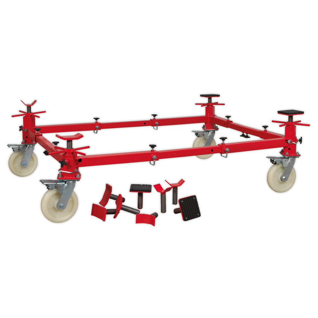 Adjustable 4-Post Vehicle Moving Dolly 900kg Capacity VMD002