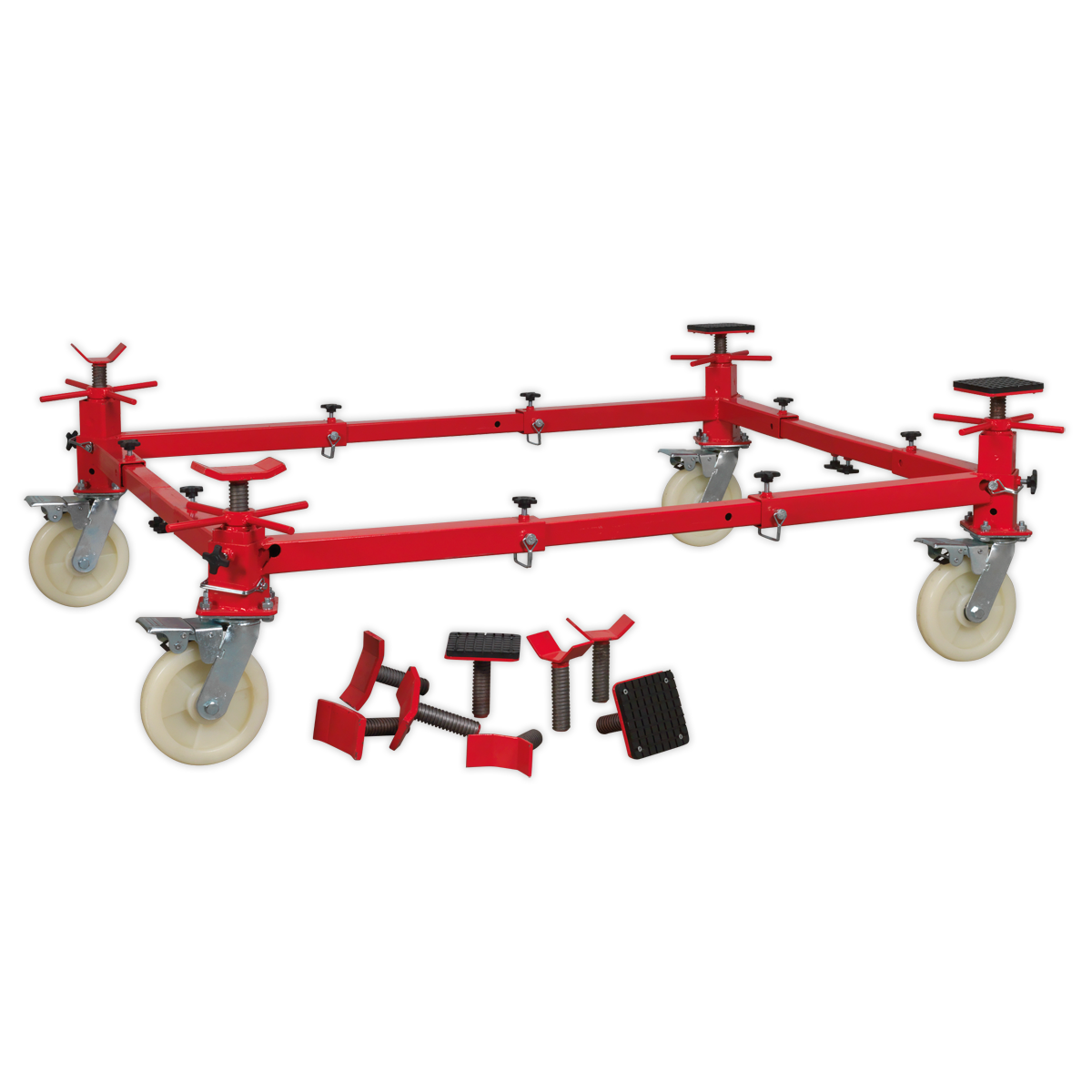 Adjustable 4-Post Vehicle Moving Dolly 900kg Capacity VMD002