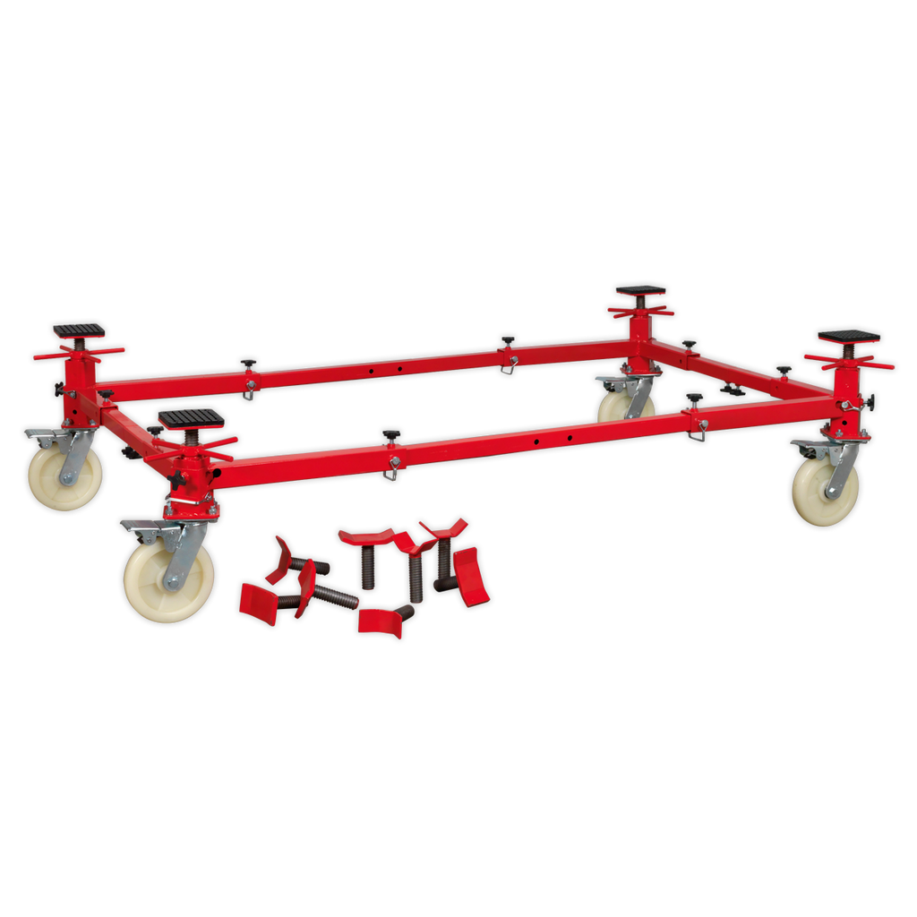 Adjustable 4-Post Vehicle Moving Dolly 900kg Capacity VMD002