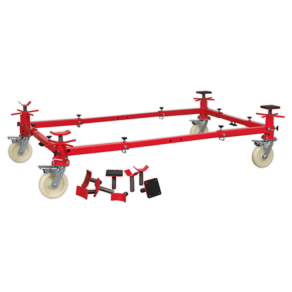 Adjustable 4-Post Vehicle Moving Dolly 900kg Capacity VMD002
