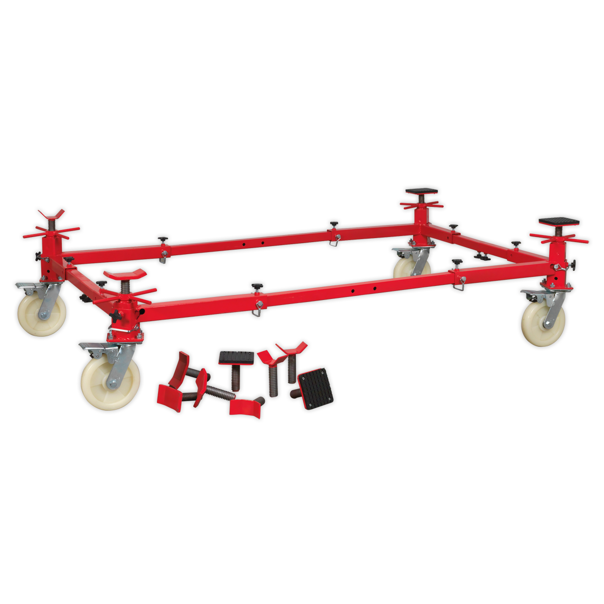 Adjustable 4-Post Vehicle Moving Dolly 900kg Capacity VMD002