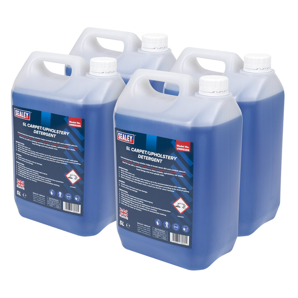 Carpet/Upholstery Detergent 5L - Pack of 4 VMR925