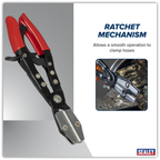 Ratchet Hose Clamp Pliers 210mm VS0034
