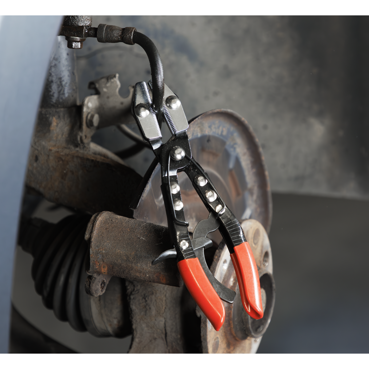 Ratchet Hose Clamp Pliers 210mm VS0034