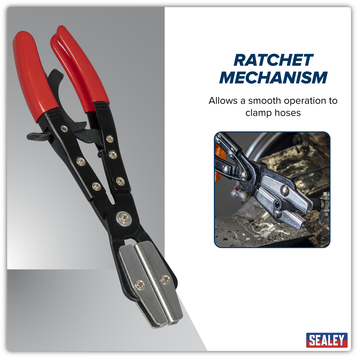 Ratchet Hose Clamp Pliers 250mm VS0035
