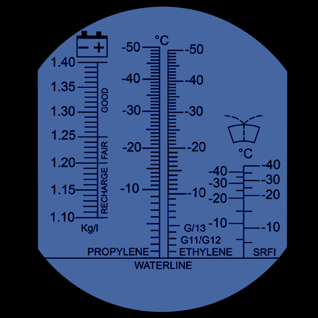Refractometer Antifreeze/Battery Fluid/Screenwash VS005