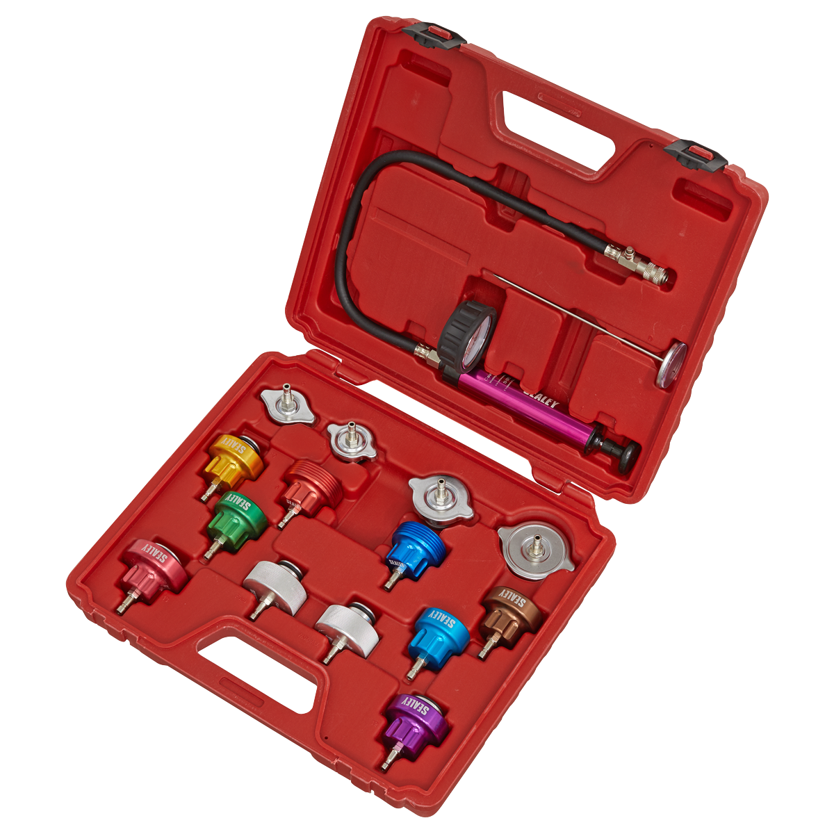 Cooling System Pressure Test Kit 16pc VS006
