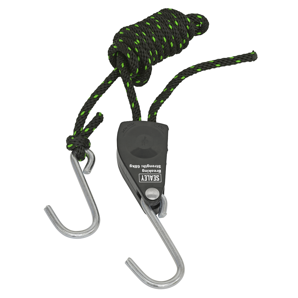 Ratchet Parts Hanger/Tie Down with S-Shaped Hooks 2m - Pack of 2 VS0114