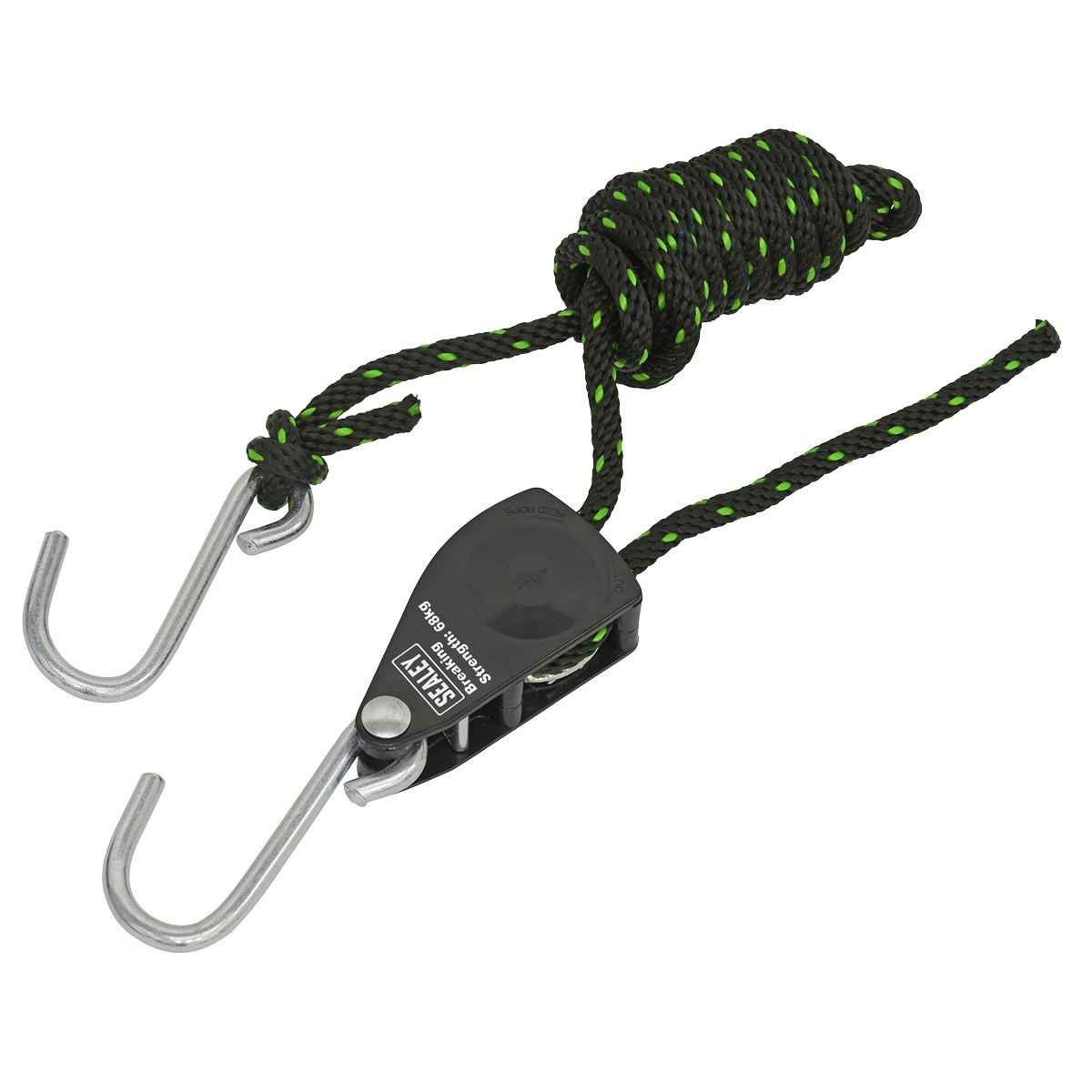 Ratchet Parts Hanger/Tie Down with S-Shaped Hooks 2m - Pack of 2 VS0114