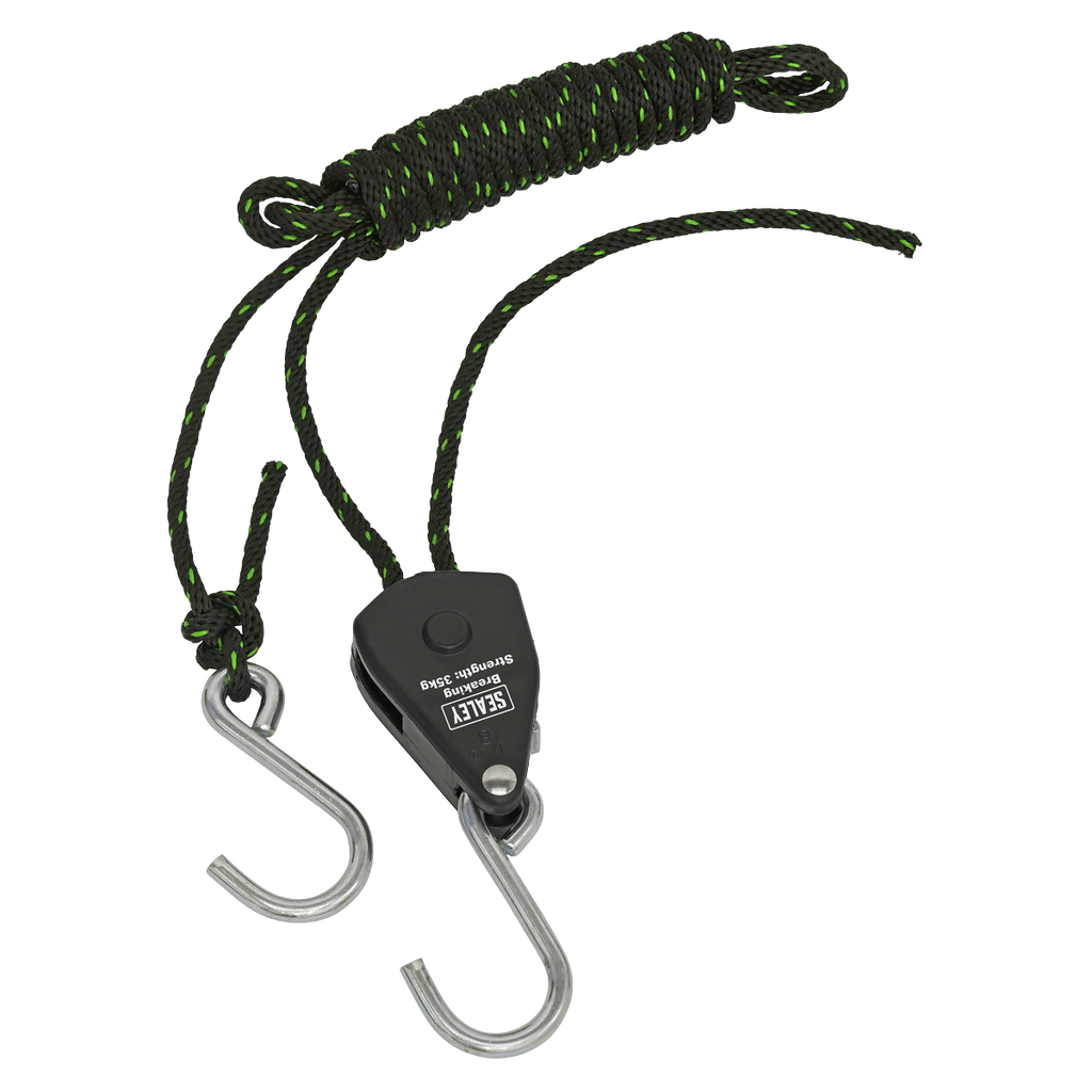 Ratchet Parts Hanger/Tie Down with S-Shaped Hooks 2m - Pack of 2 VS0118