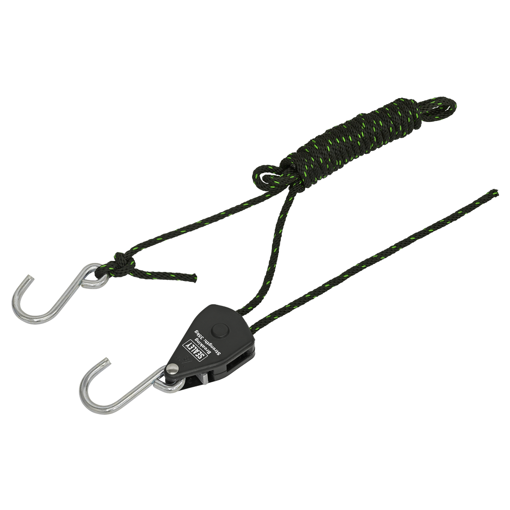 Ratchet Parts Hanger/Tie Down with S-Shaped Hooks 2m - Pack of 2 VS0118