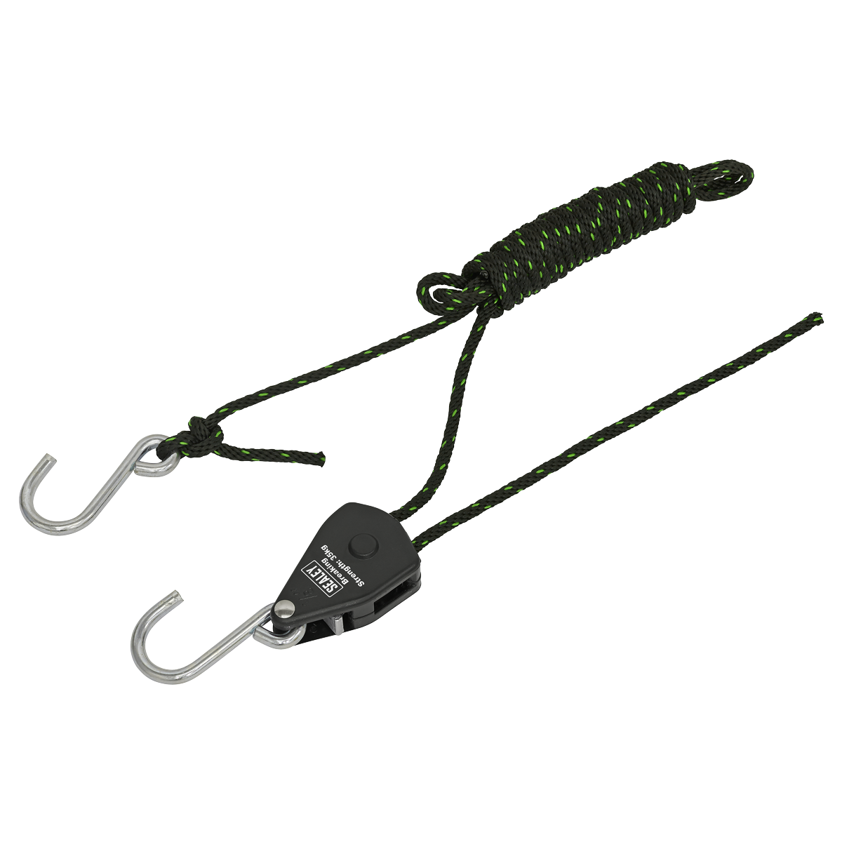 Ratchet Parts Hanger/Tie Down with S-Shaped Hooks 2m - Pack of 2 VS0118