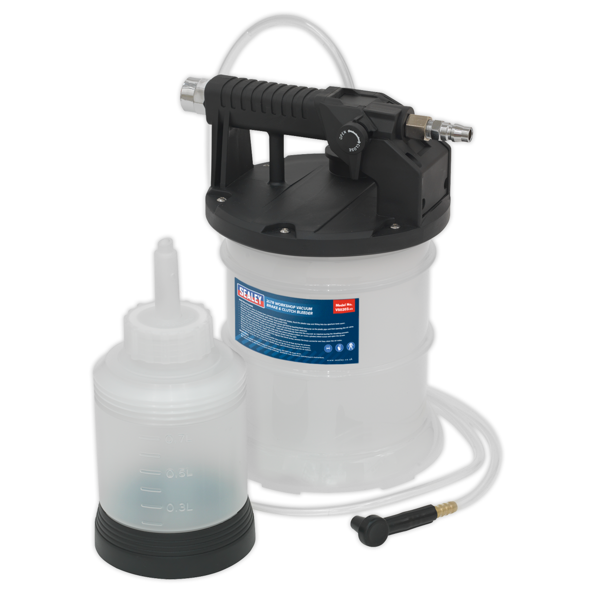 Workshop Vacuum Brake & Clutch Bleeder 2L VS0203