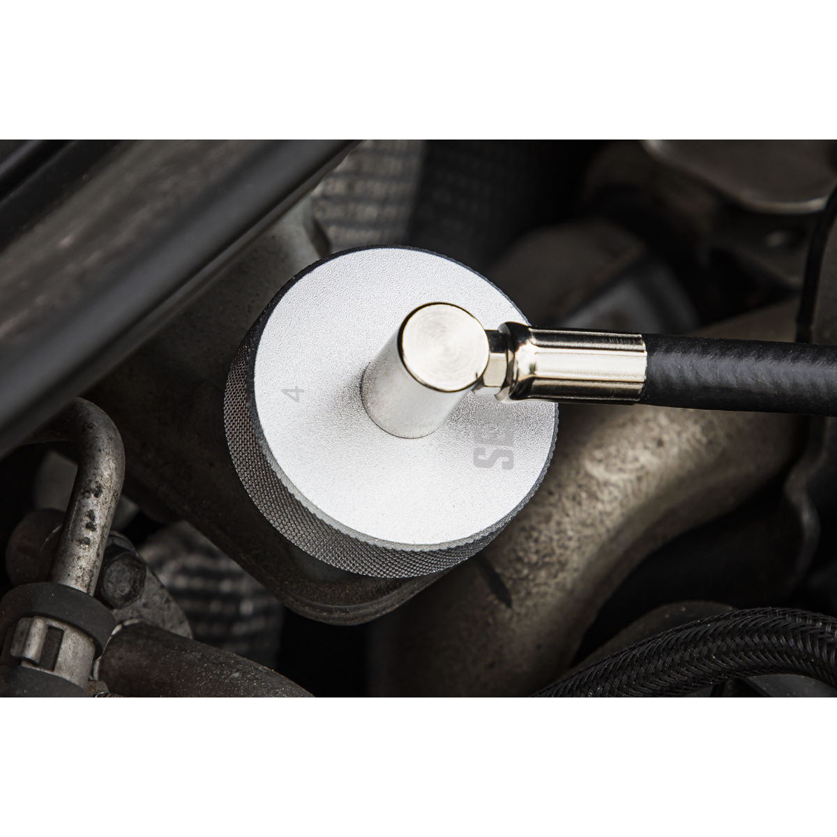 Brake Pressure Bleeder Cap 45mm & Connector With Hose 90° VS0204C4