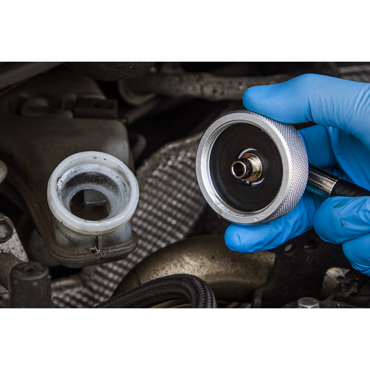 Brake Pressure Bleeder Cap 45mm & Connector With Hose 90° VS0204C4