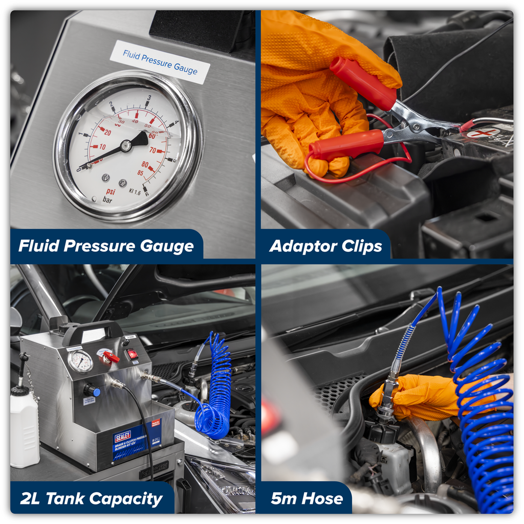 Brake & Clutch Pressure Bleeder Kit 12V VS0207