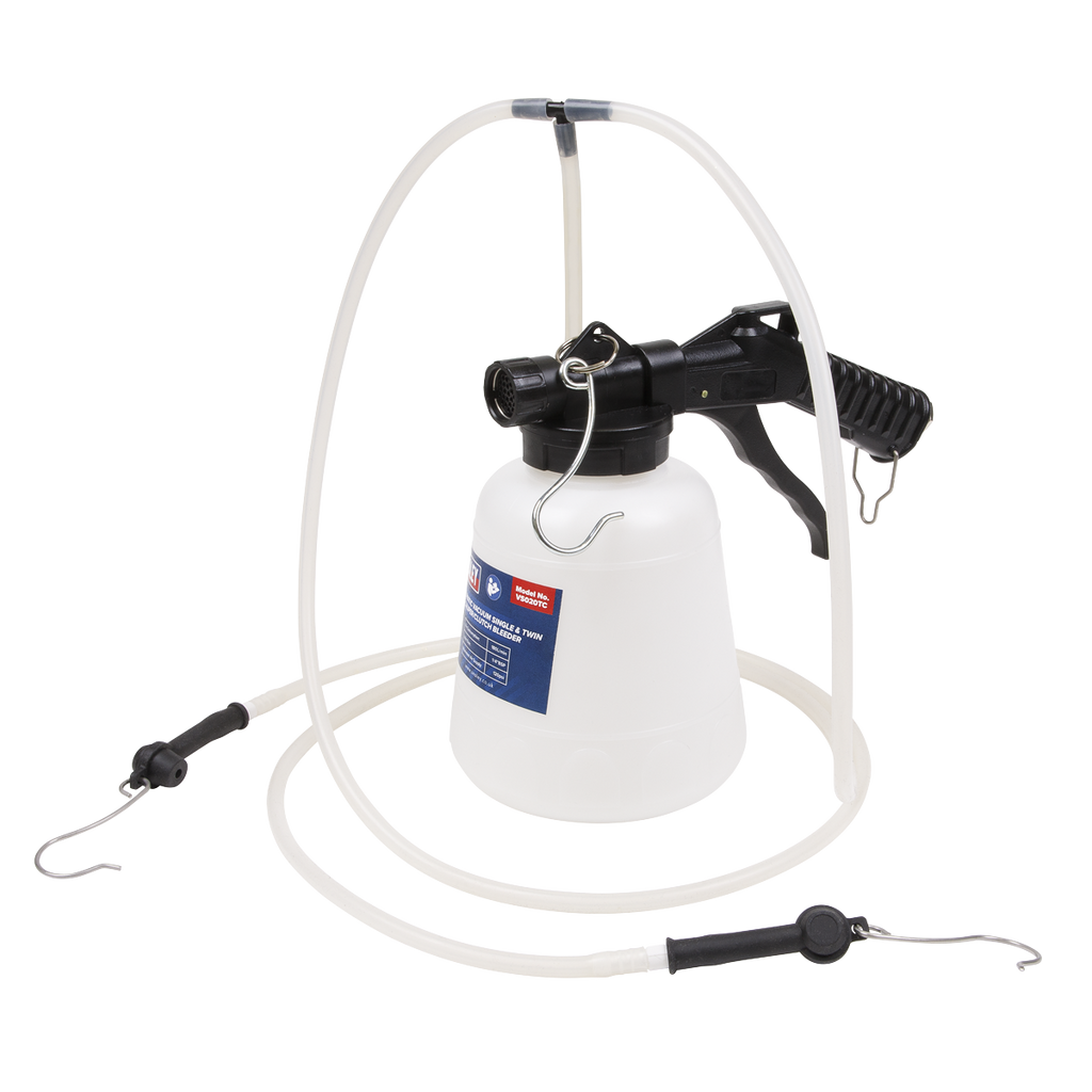 Pneumatic Brake Caliper Clutch Bleeder Vacuum Single & Twin 1L VS020TC