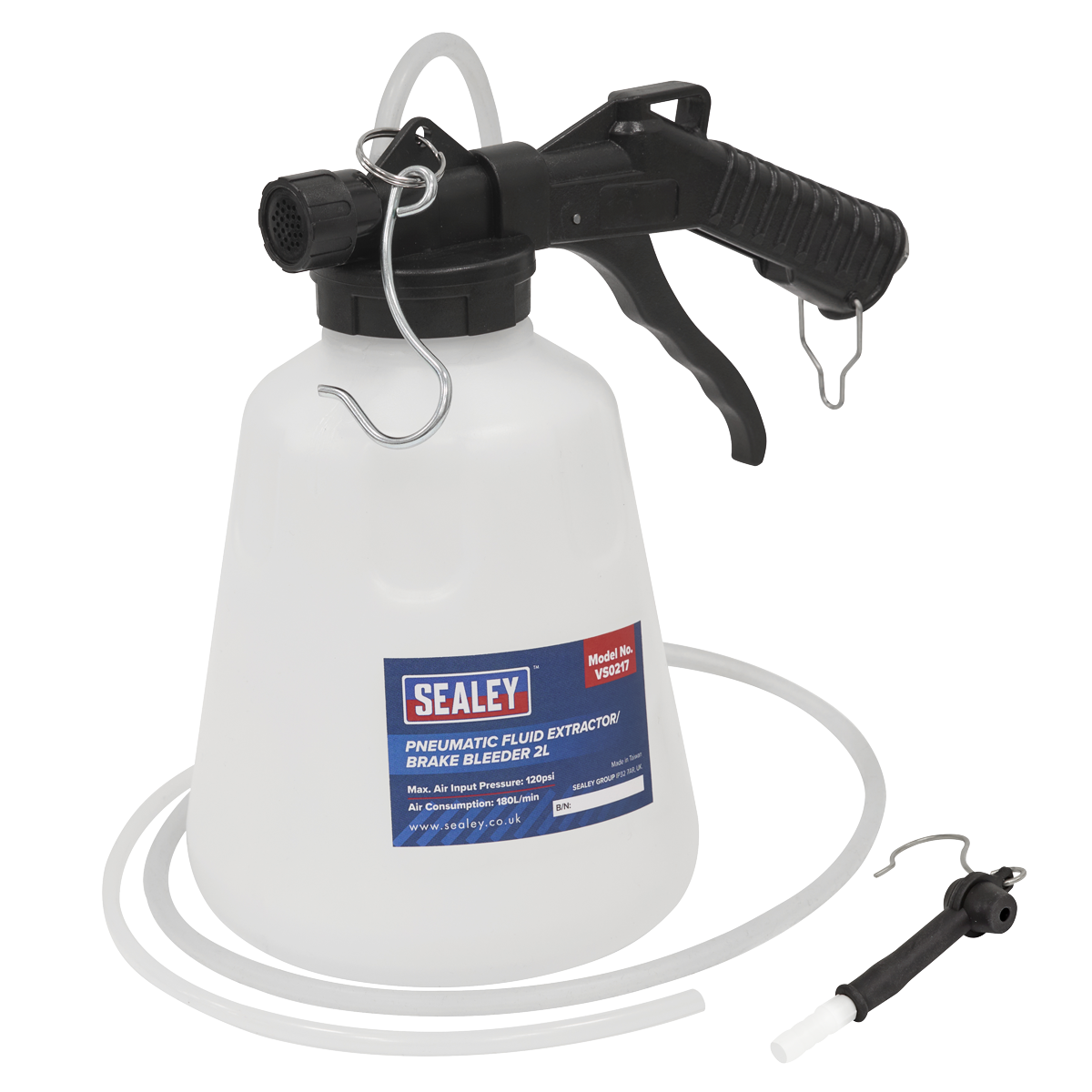 Pneumatic Fluid Extractor/Brake Bleeder 2L VS0217
