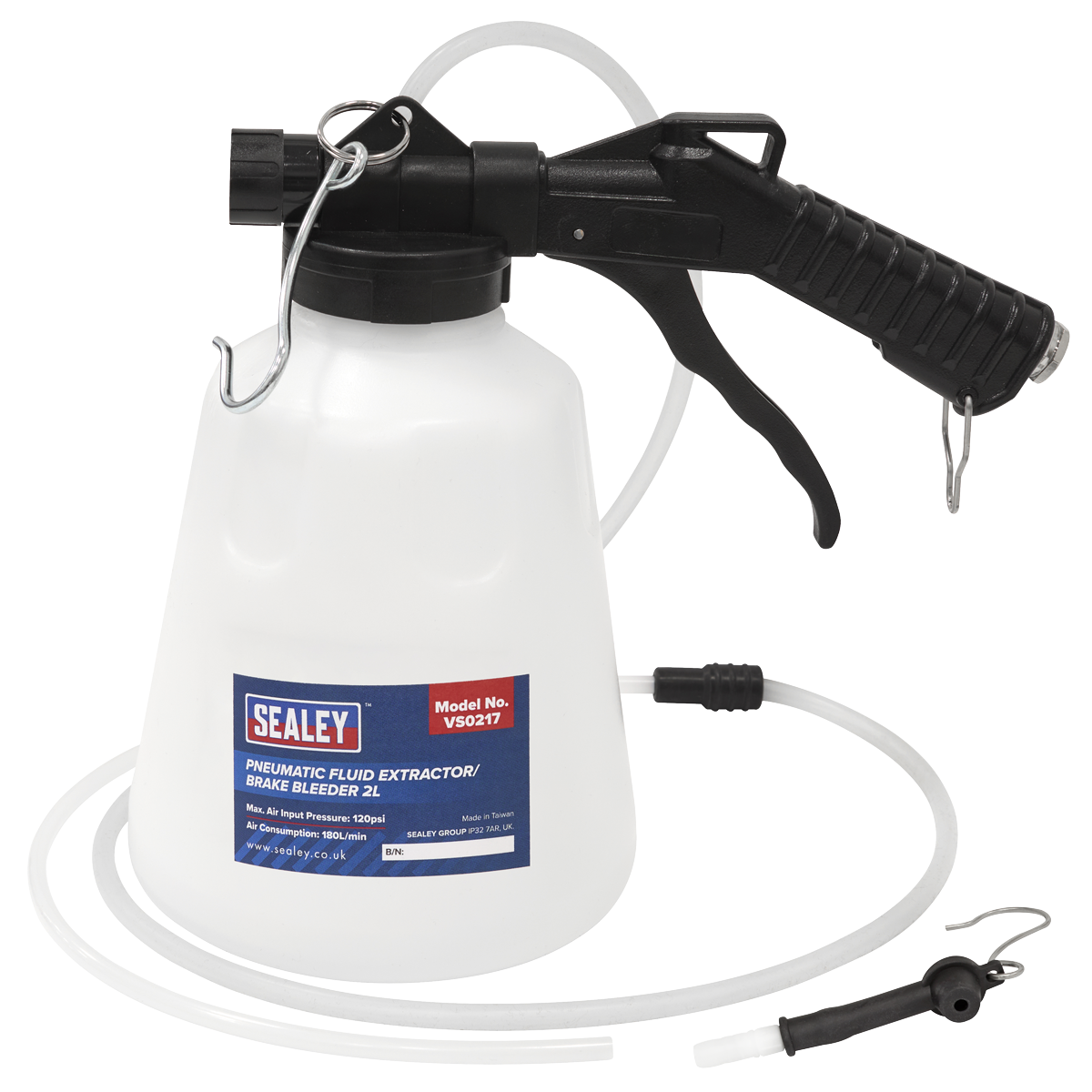 Pneumatic Fluid Extractor/Brake Bleeder 2L VS0217