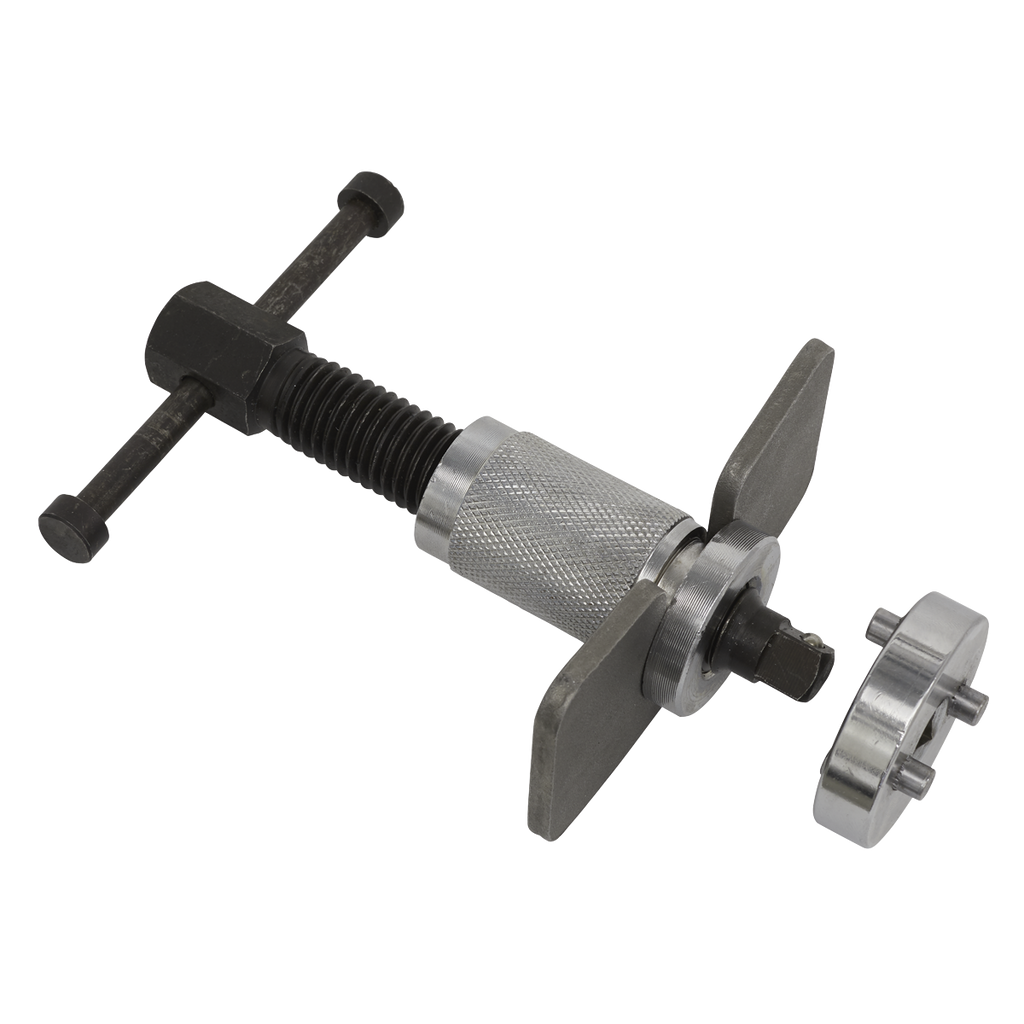 Left-Handed Brake Piston Wind-Back Tool with Double Adaptor VS0247