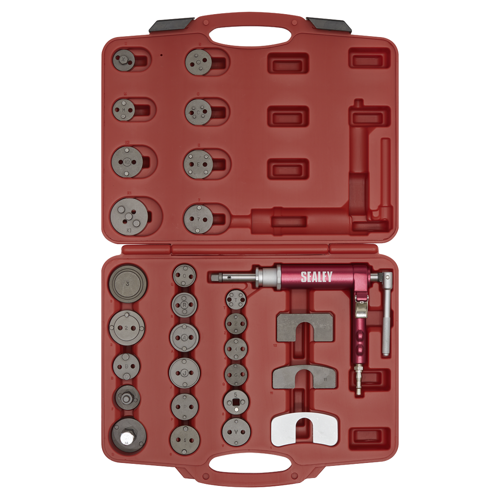 Air Operated Brake Piston Wind-Back Tool Kit 29pc VS0286