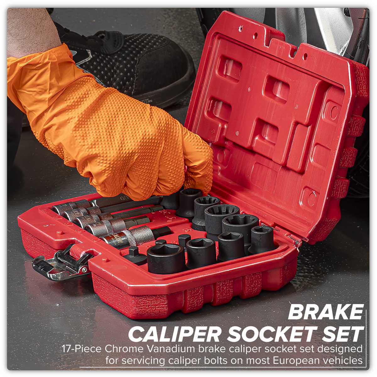 Brake Caliper Socket Set 17pc VS0465