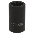 Brake Caliper Socket 1/2"Sq Drive 20mm 10-Point VS0984