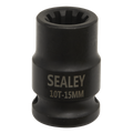 Brake Caliper Socket 1/2"Sq Drive 15mm 10-Point VS0990