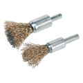 Decarbonising Crimped Wire Brush Set 2pc VS1801
