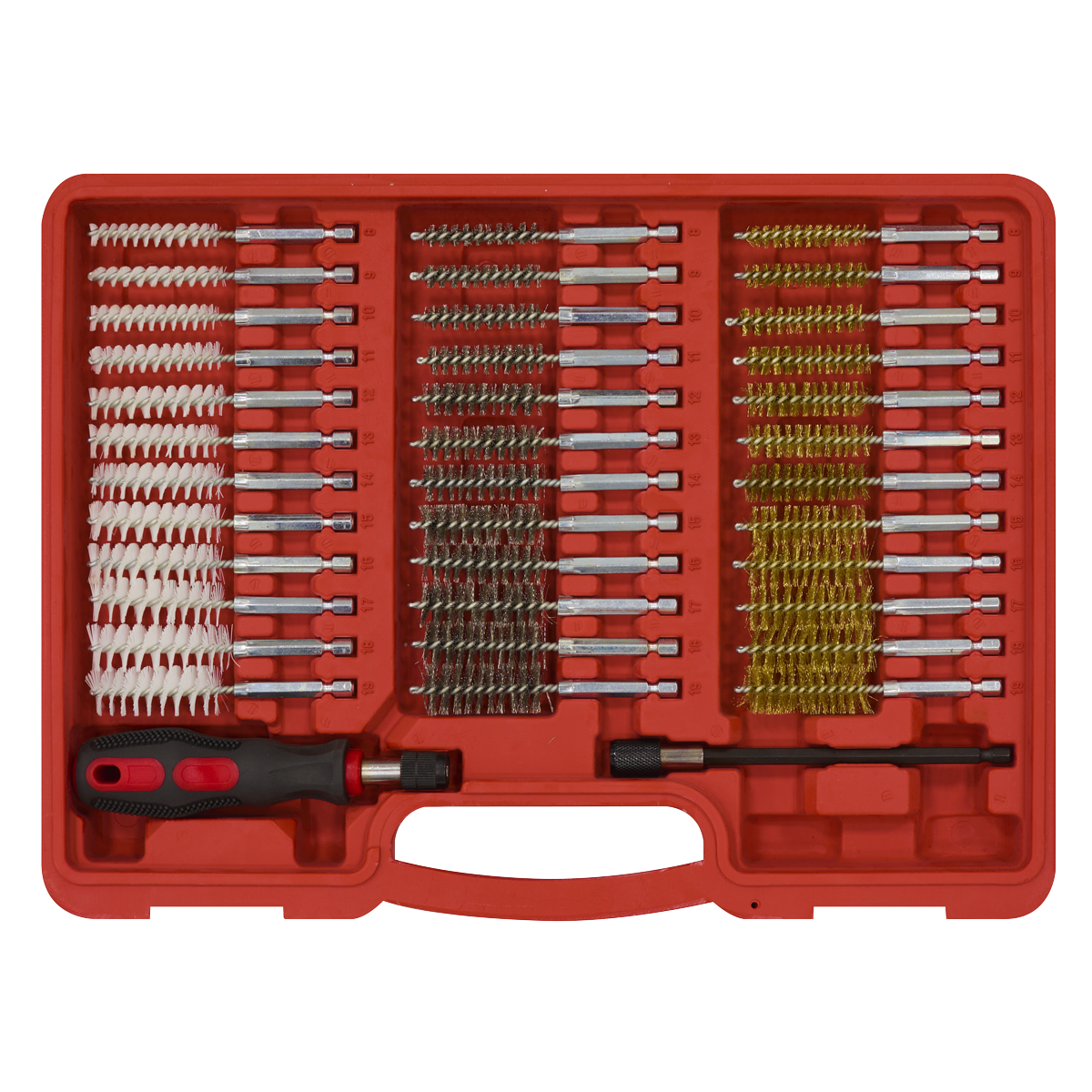 Injector Bore Cleaning Brush Set 38pc VS1910