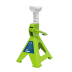 Ratchet Type Axle Stands (Pair) 2 Tonne Capacity per Stand - Hi-Vis Green VS2002HV