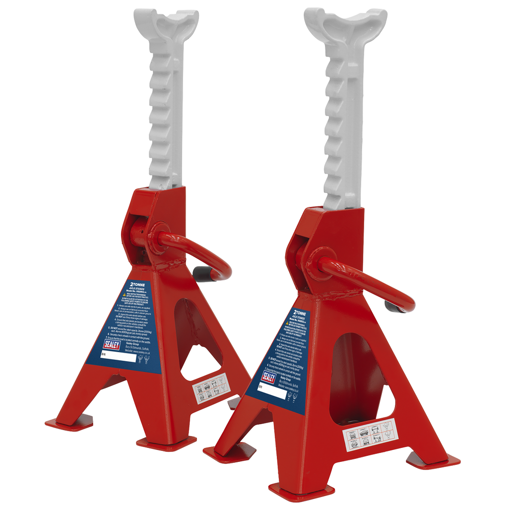 Ratchet Type Axle Stands (Pair) 2 Tonne Capacity per Stand VS2002