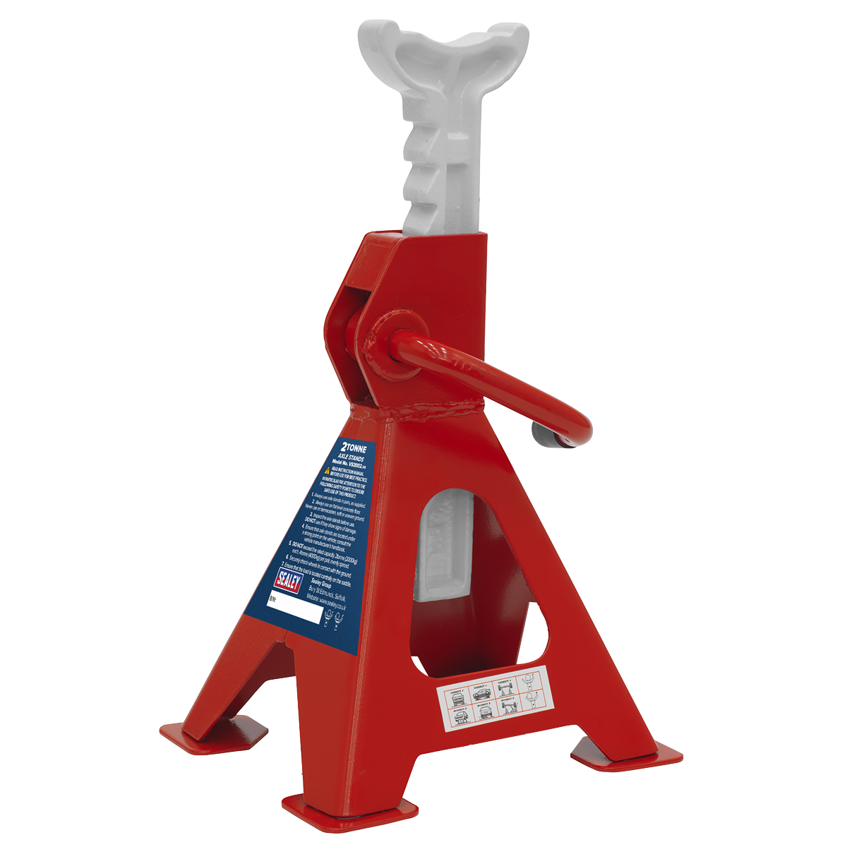 Ratchet Type Axle Stands (Pair) 2 Tonne Capacity per Stand VS2002