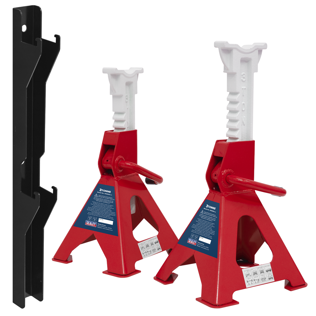 Axle Stand & Axle Stand Storage Rack Combo 3 Tonne VS2003COMBO