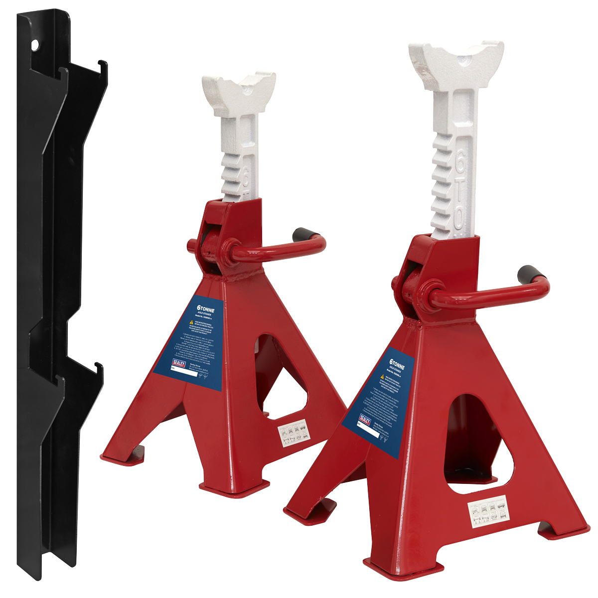 Axle Stand & Axle Stand Storage Rack Combo 6 Tonne VS2006COMBO